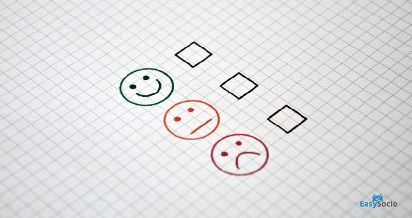 smiley icons checklist